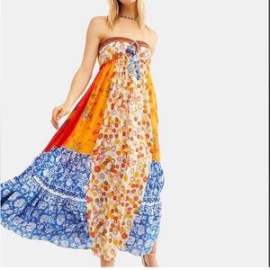 Free People Golden Dreams Maxi Dress